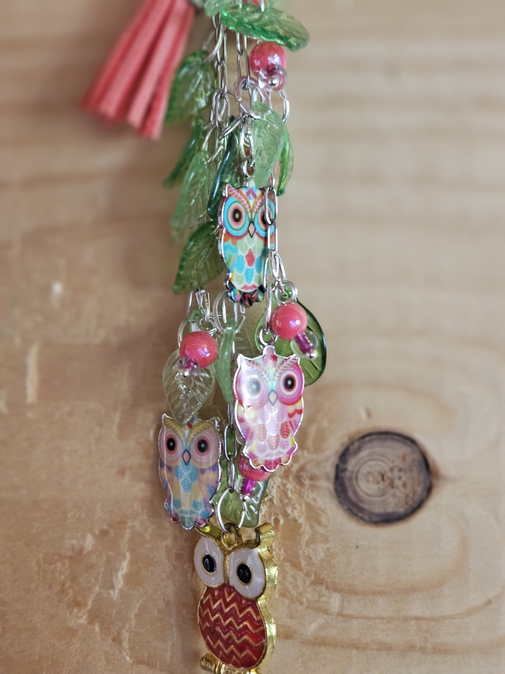 OwlbPurse Charm with Colorful Owl Charms - Picture 6 of 7
